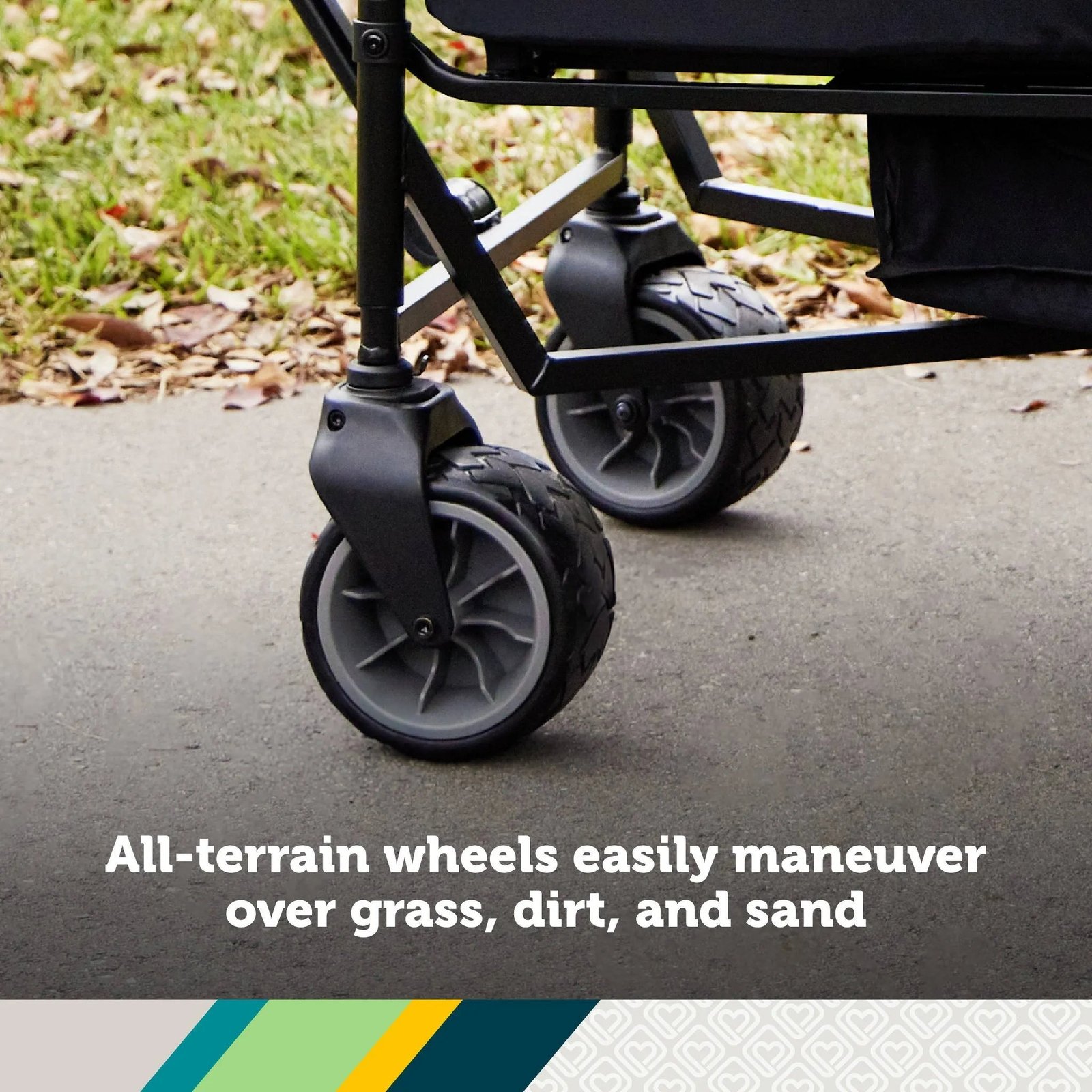 Summit Quad Stroller Wagon - Gray Harbor - Image 5